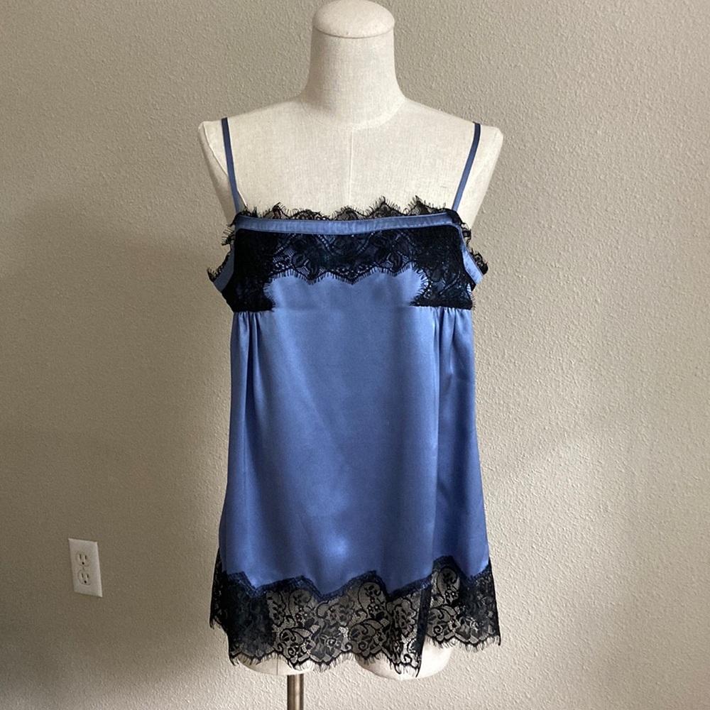 Beautiful Silk charmeuse lace camisole